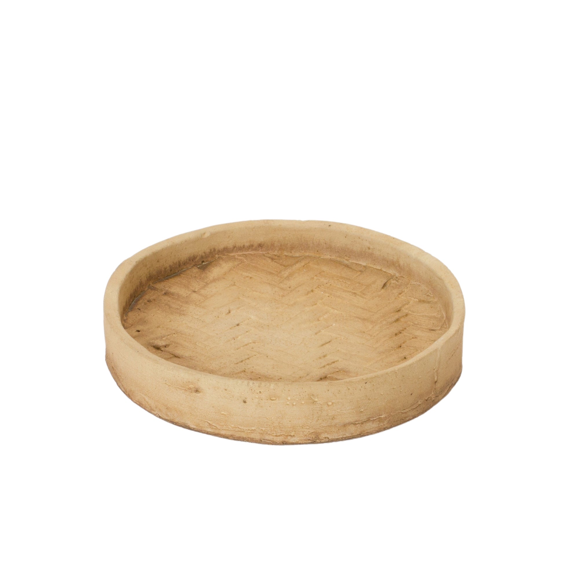 Woven Pattern Cement Tray (Set of 2)