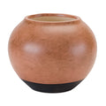 Two Tone Ceramic Vase 8.75"D