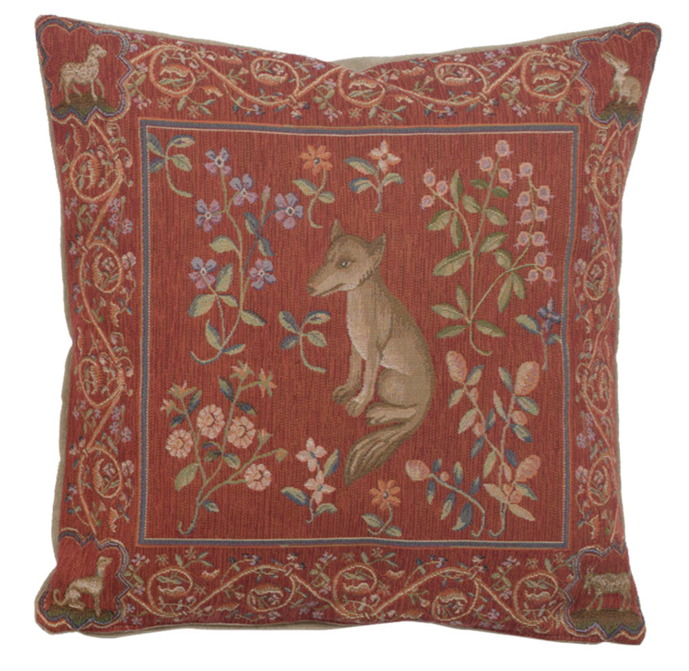 Medieval Fox French Cushion