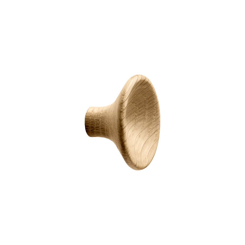 Lacquered Oak Wood "Japan" Cabinet Knob and Drawer Pulls