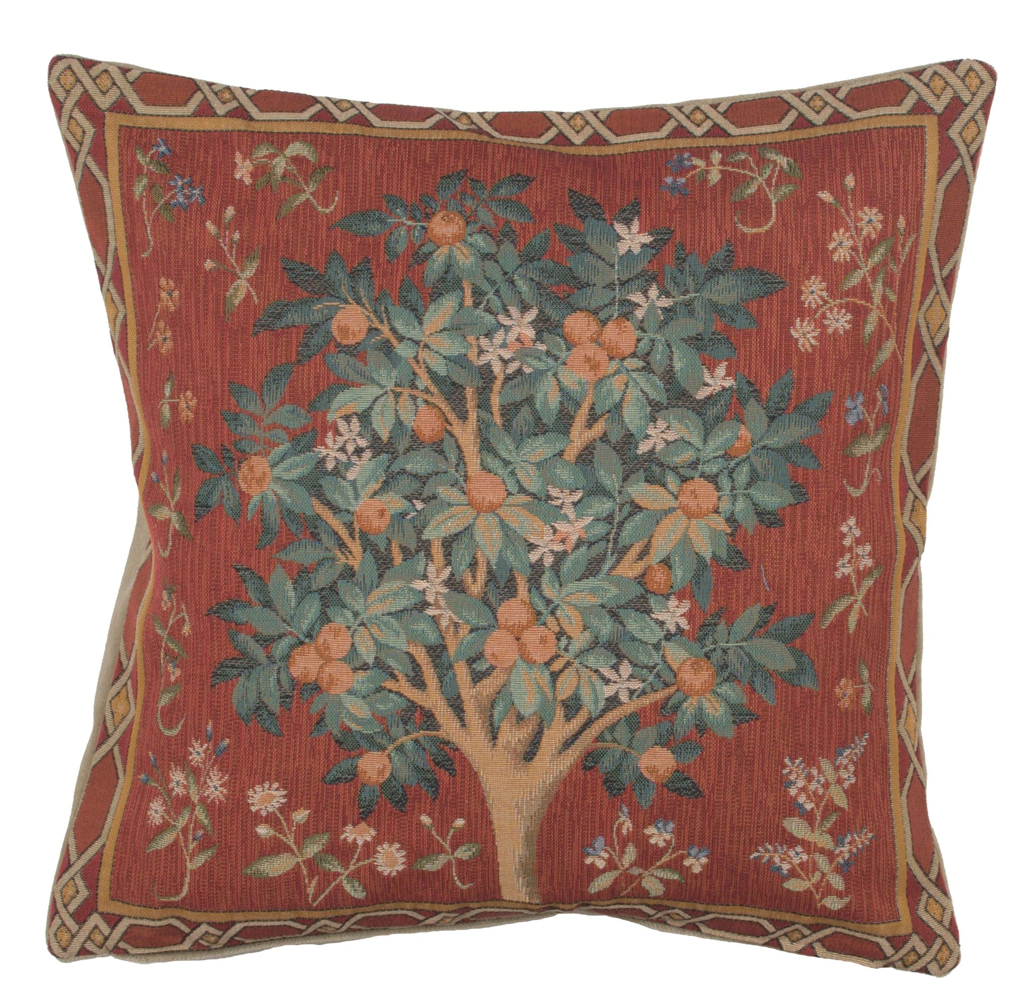 Orange Tree  French Cushion