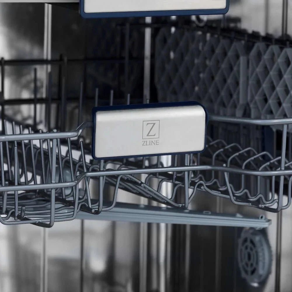 ZLINE Autograph 24" Dishwasher Stainless, Matte Black DWVZ-24-MB