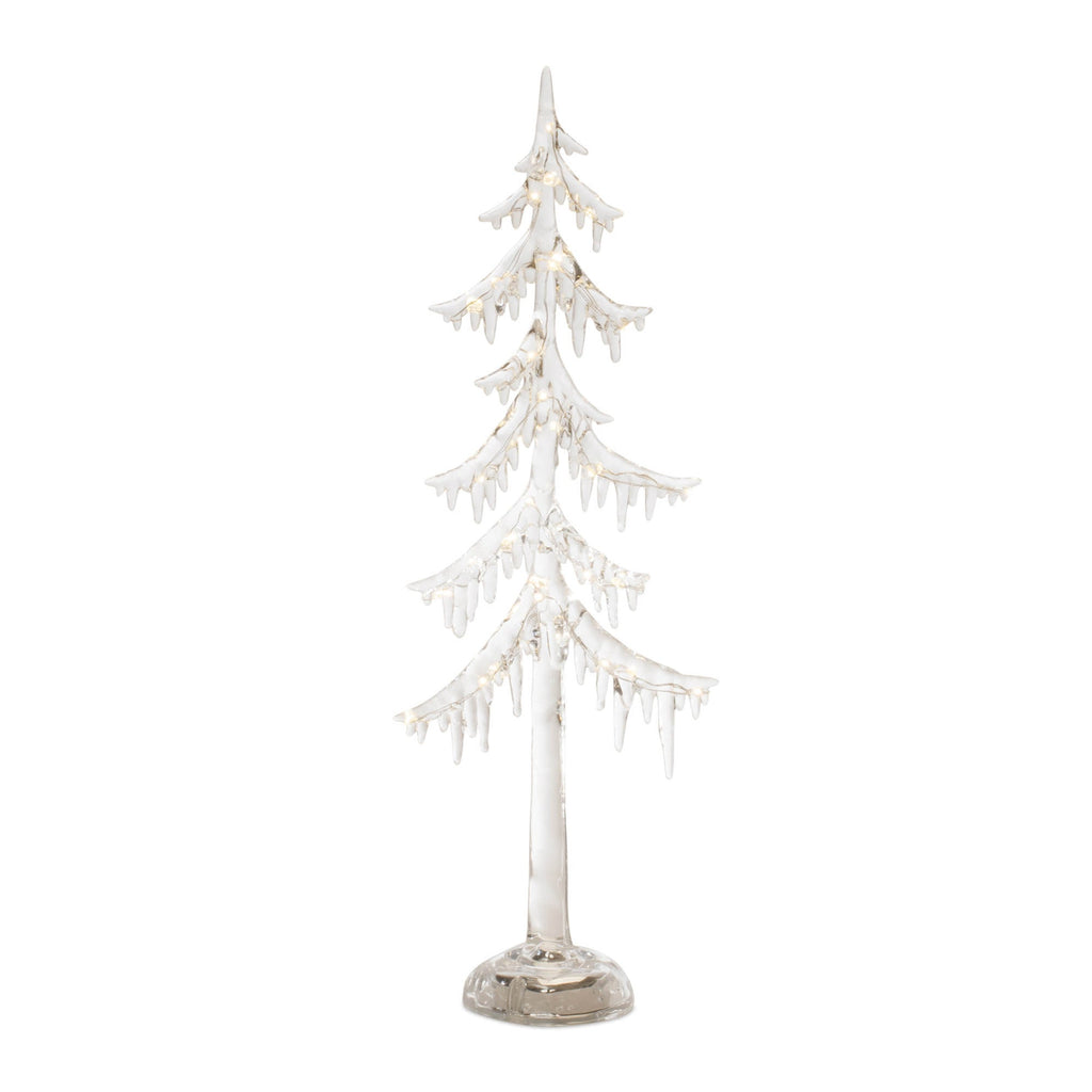 LED Acrylic Dripping Pine Tree (Set of 2)