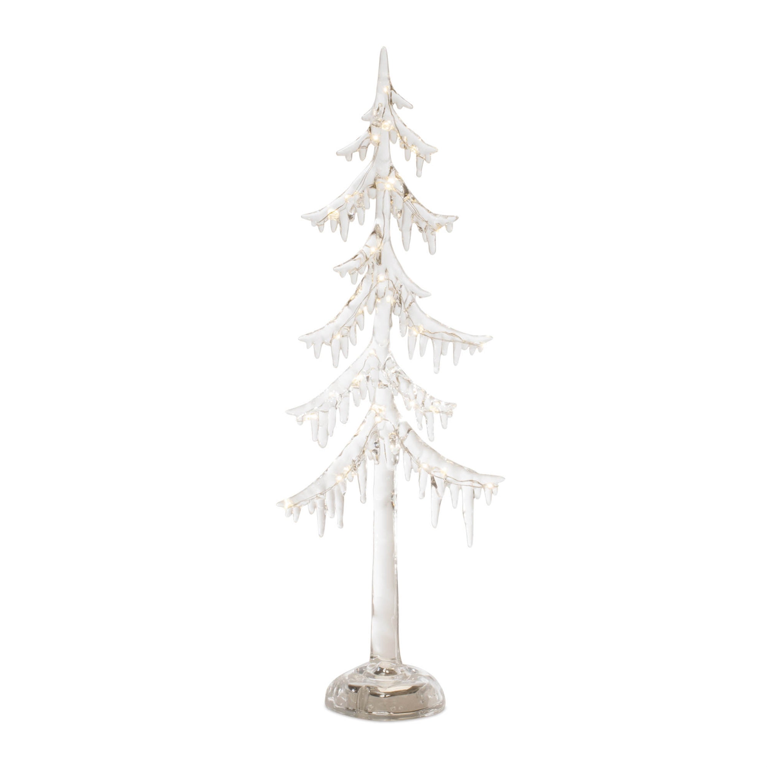 LED Acrylic Dripping Pine Tree (Set of 2)