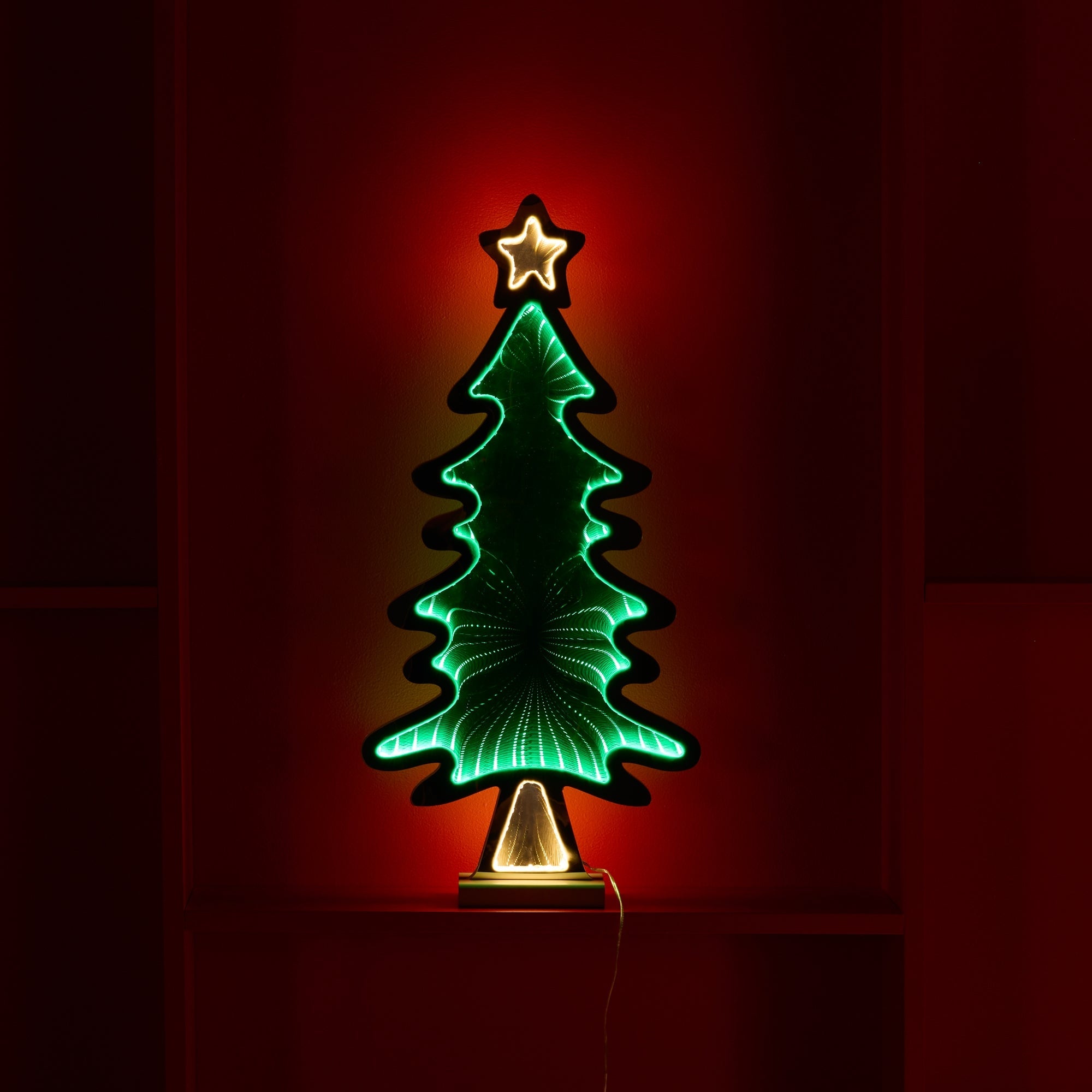 Christmas Tree Ekko Light Display 25"H
