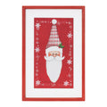 Traditional Santa Snowflake Wall Plaque 18"H