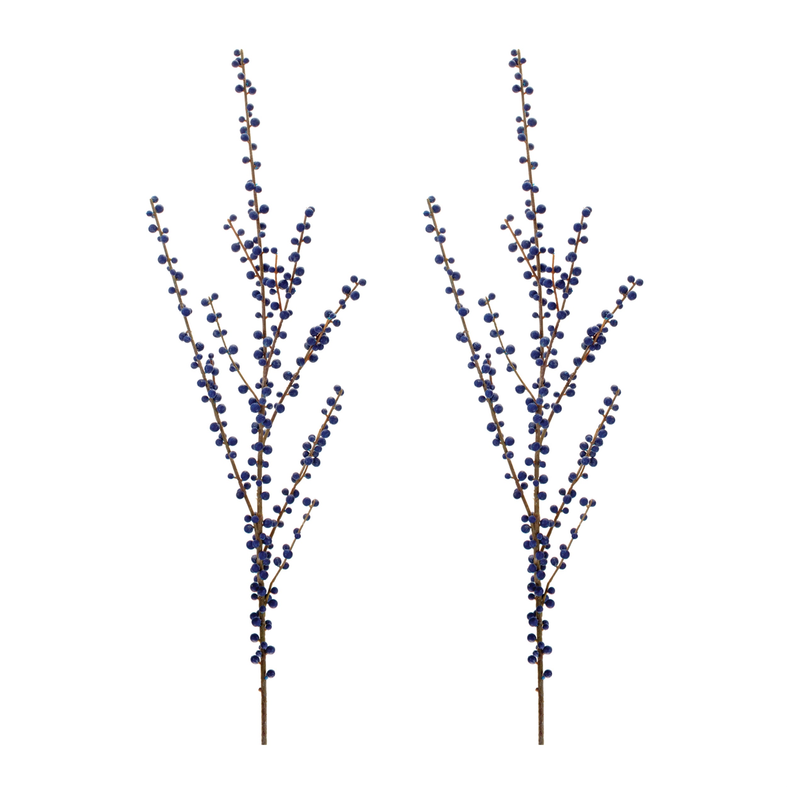 Ilex Blue Berry Spray (Set of 2)