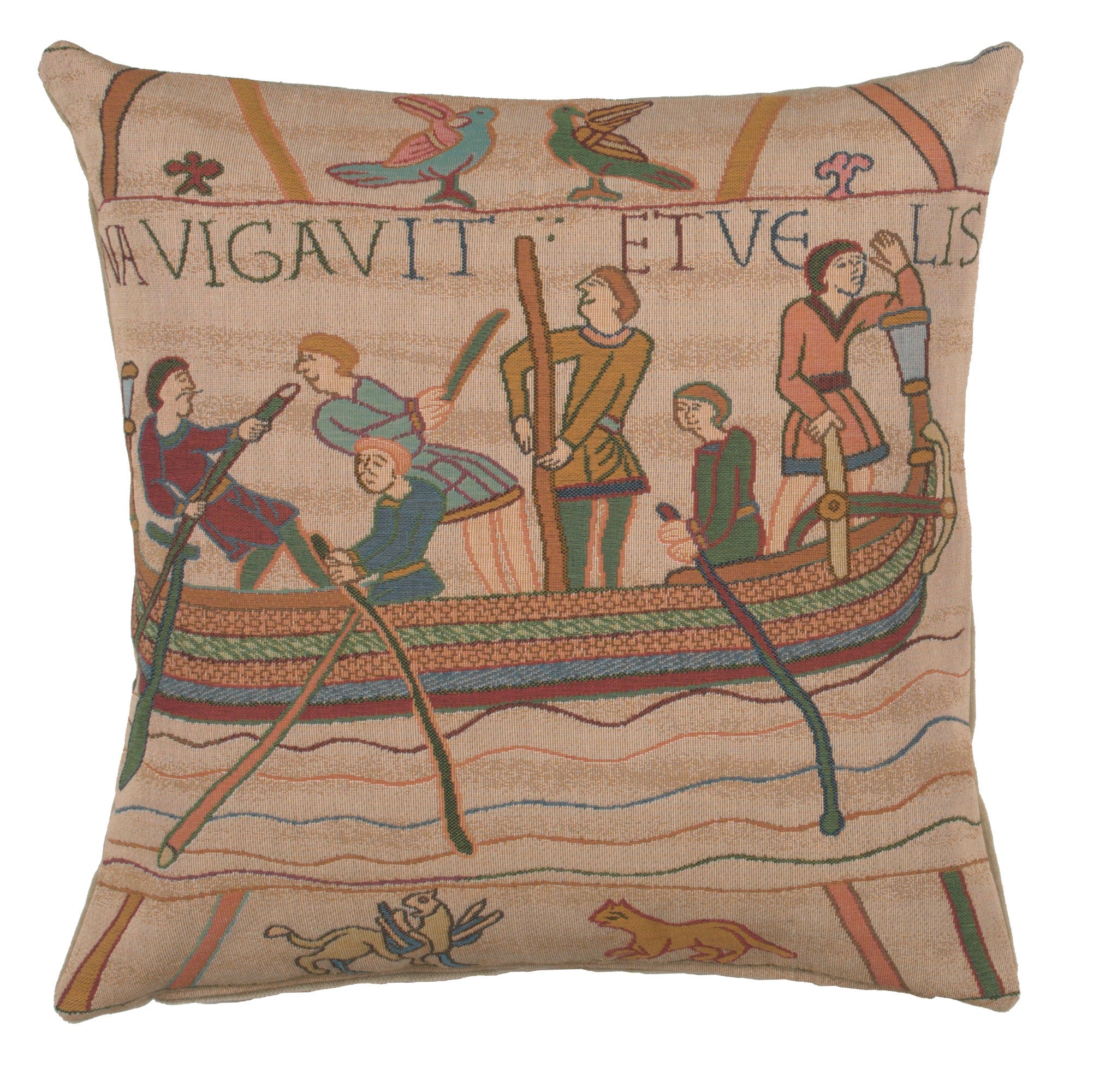 Bayeux L'Embarquement French Cushion