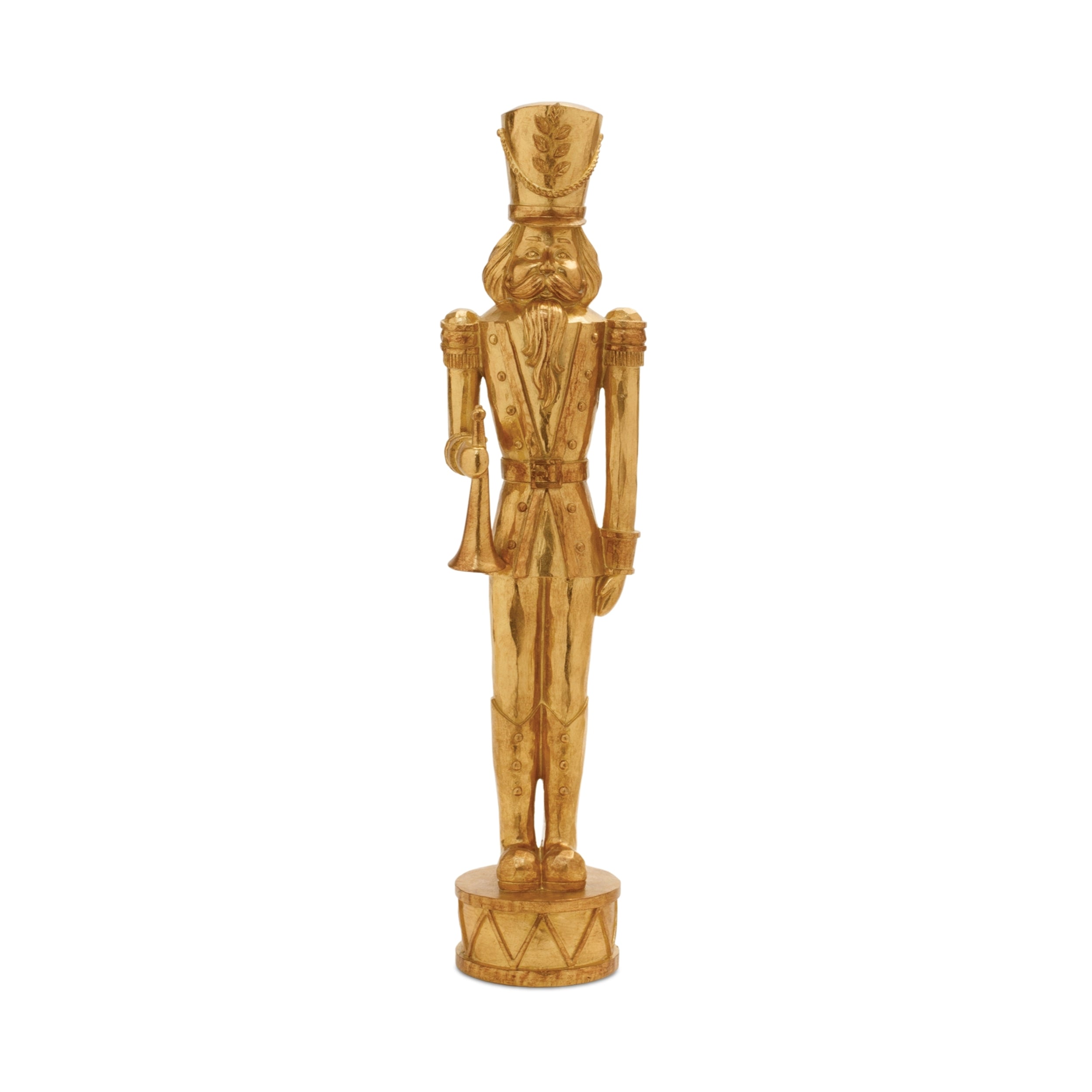 Gold Holiday Nutcracker Statue (Set of 2)