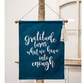 *Gratitude Fabric Wall Hanging