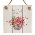 Bee Joyful Distressed Shiplap Sign (Pack of 2)