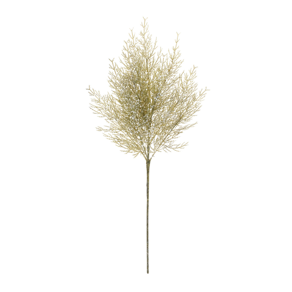 Glittered Cedar Spray (Set of 6)