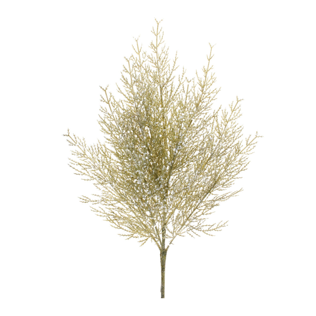 Glittered Cedar Spray (Set of 6)
