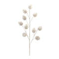 Glittered Silver Pinecone Spray (Set of 6)