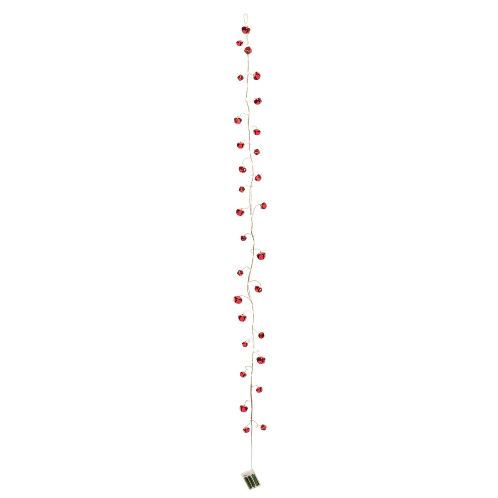 LED Sleigh Bell Garland (Set of 2)