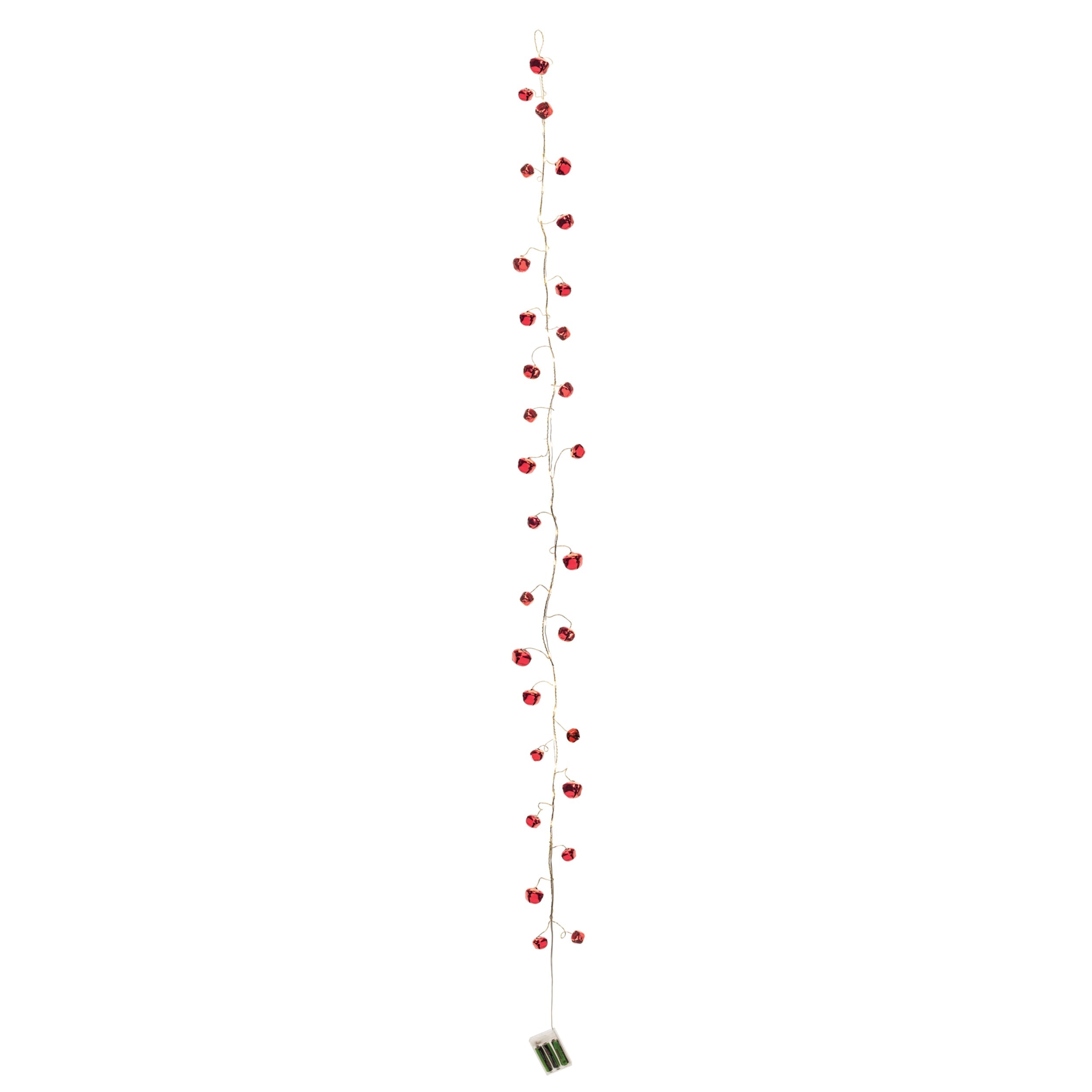 LED Sleigh Bell Garland (Set of 2)