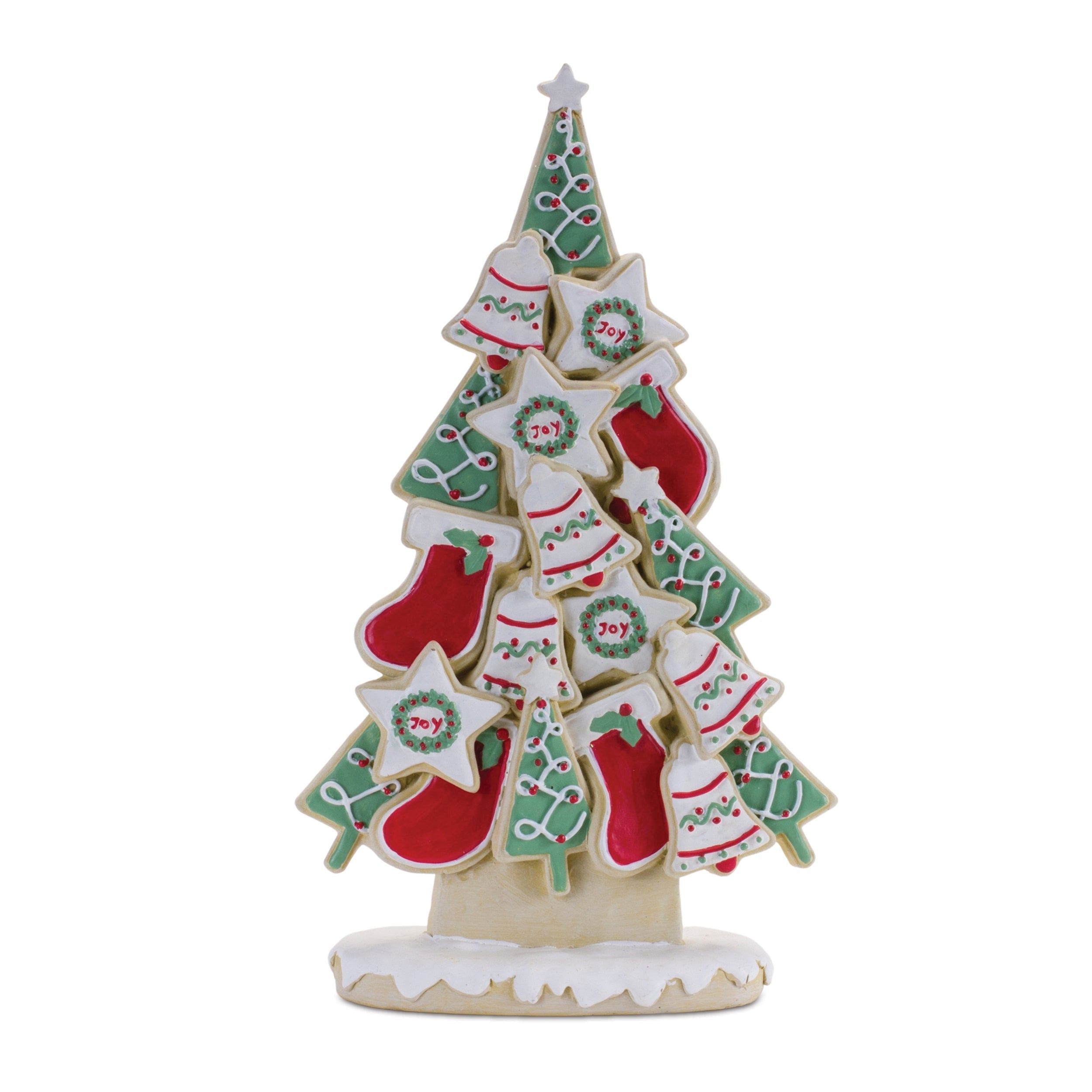 Frosted Christmas Cookie Pine Tree (Set of 2)