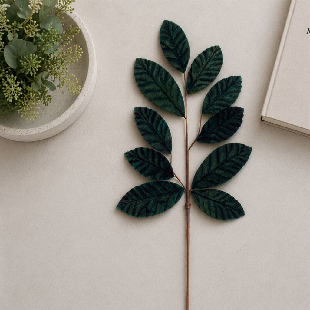 Forest Green Leaf Spray (Set of 6)