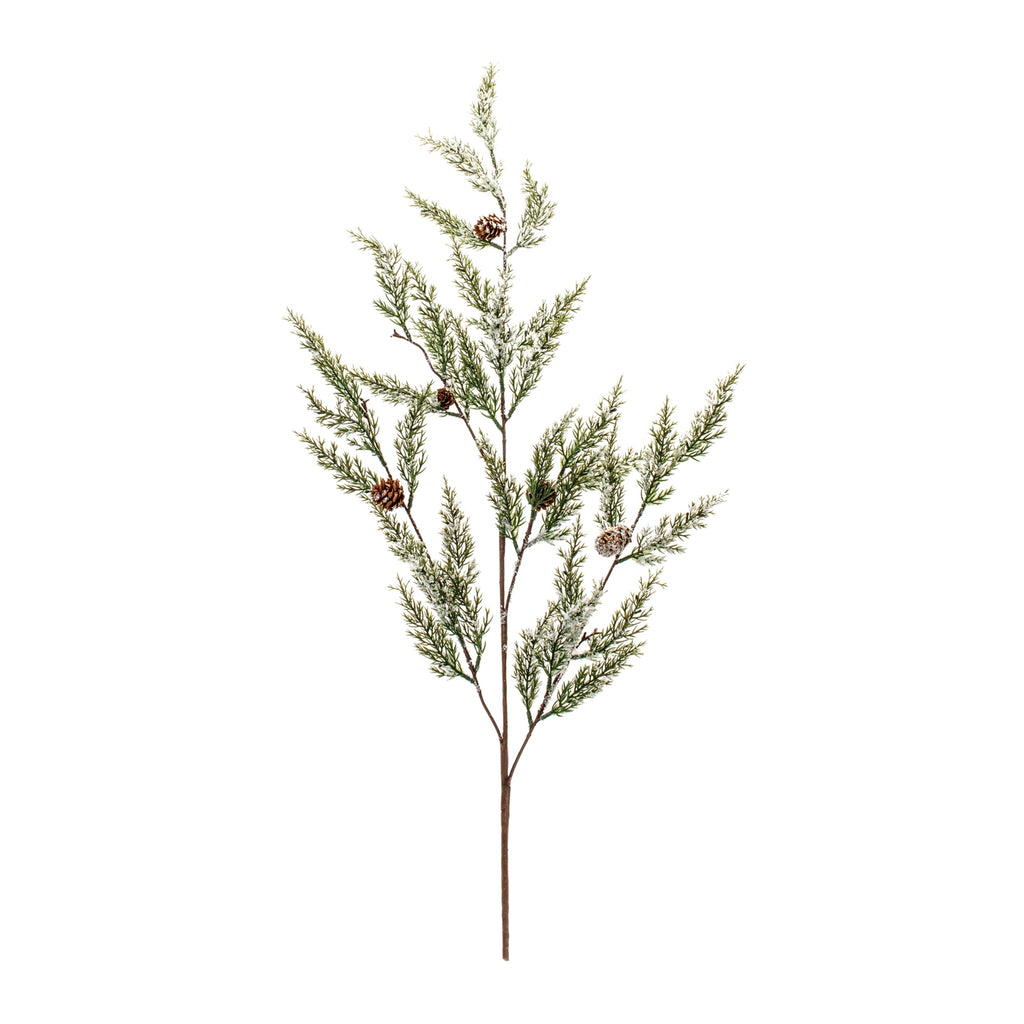 Icy Pine Spray with Pinecones (Set of 2)