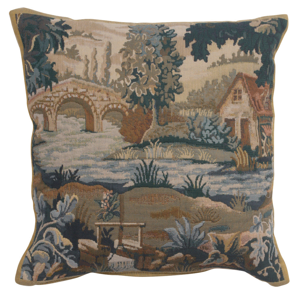 Paysage Flamand Moulin 1 European Cushion