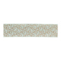 Orante Blue and Gold Glitter Wired Ribbon 4" x 10 yds.
