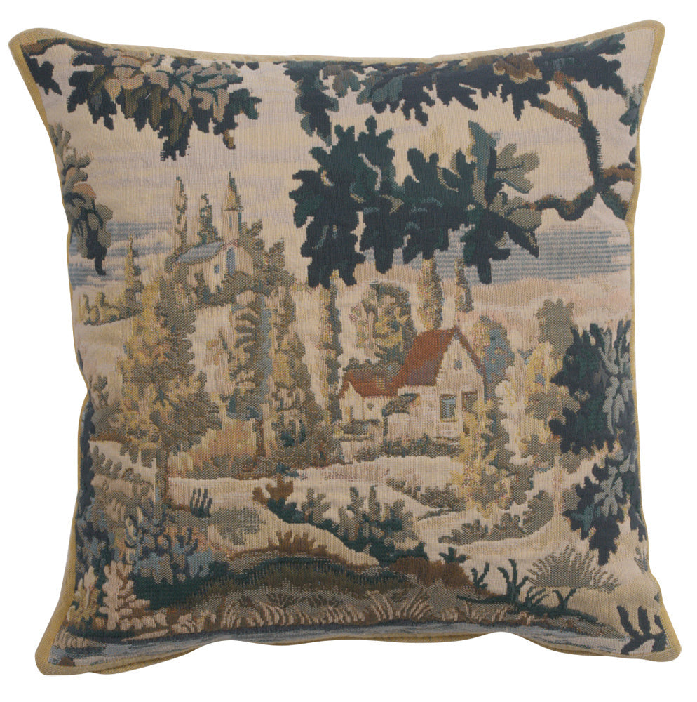 Paysage Flamand Village 1 European Cushion
