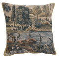 Paysage Flamand Bateau European Cushion