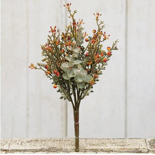 Rusty Eucalyptus Bush 11.5" (Pack of 4)