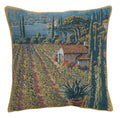 Lakeside Vineyard Right European Cushion