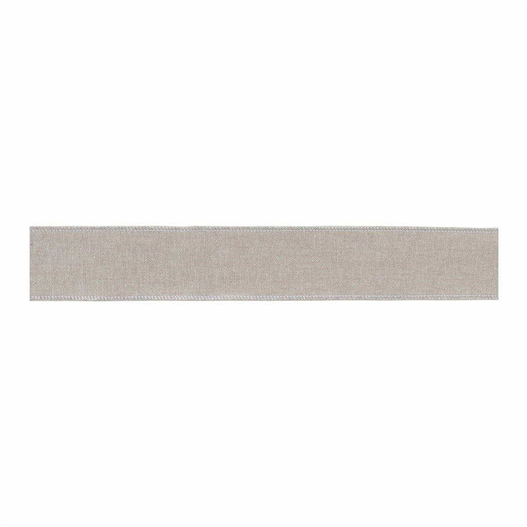 Beige Shimmer Wired Ribbon (Set of 2)