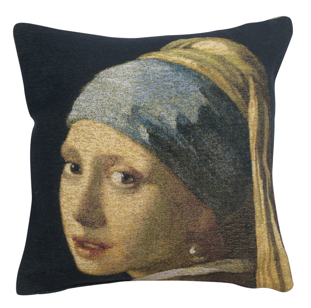 Girl with Pearl Earring I European Cushion