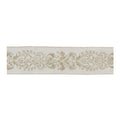 Ornate White Ribbon 4" x 5 Yds.