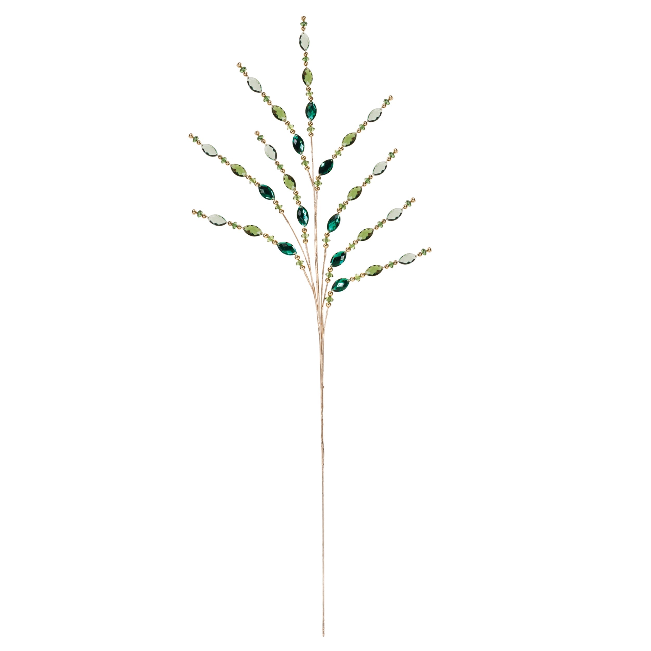 Green Jewel Bead Spray (Set of 2)