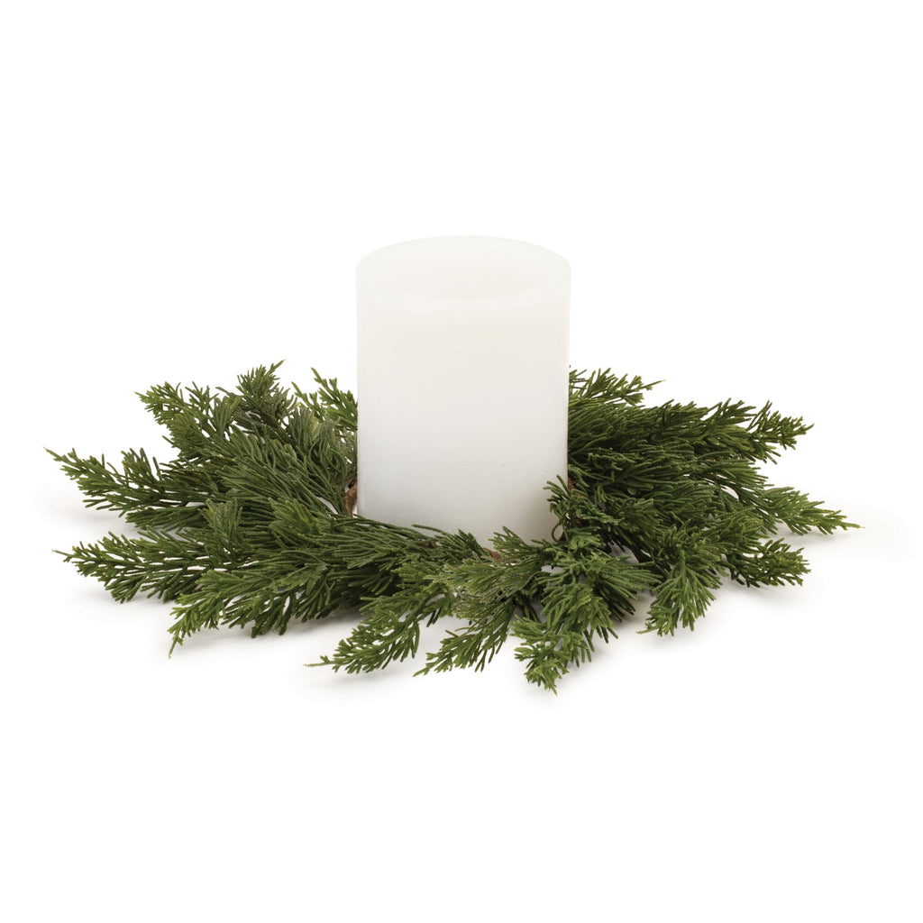 Pine Candle Ring (Set of 2)