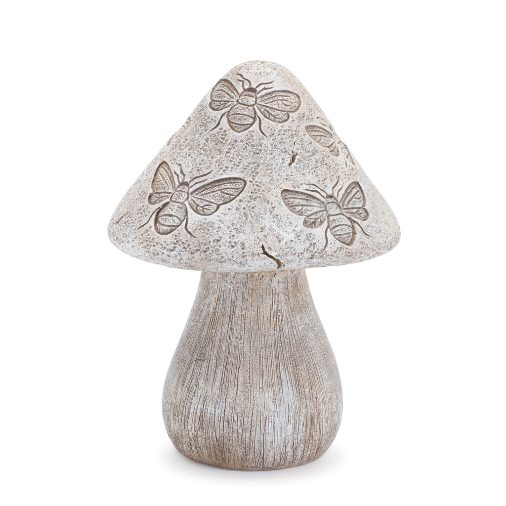 Bumble Bee and Butterfly Print Mushroom (Set of 2)