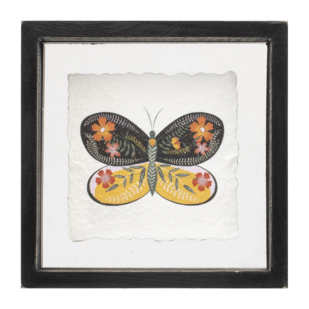 Framed Butterfly Block (Set of 2)