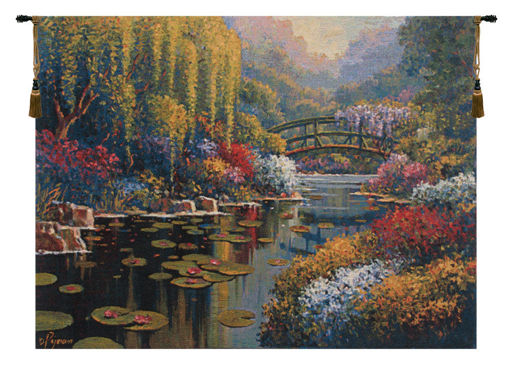 Giverny Pond Belgian Tapestry Wall Art