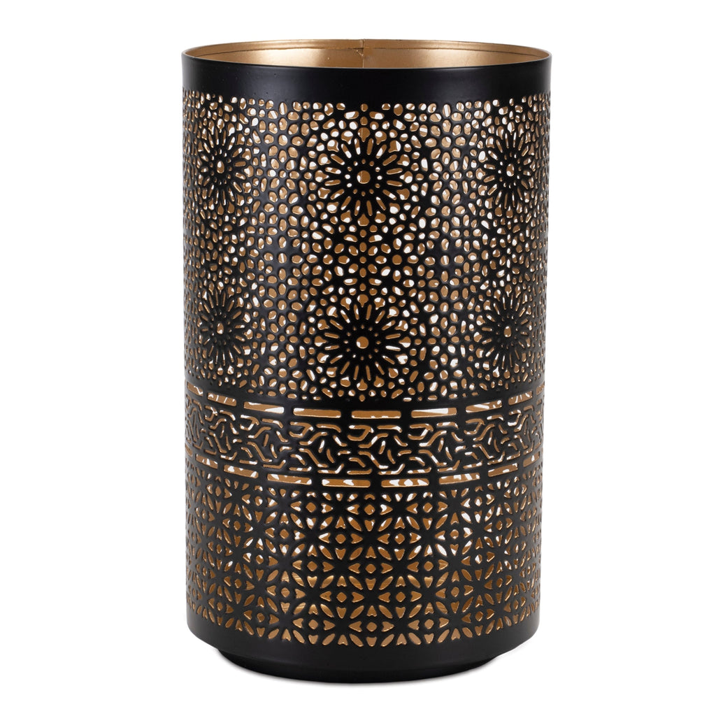 Mandala Punched Metal Candle Holder (Set of 2)