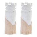 Mango Wood Chess Piece (Set of 2)