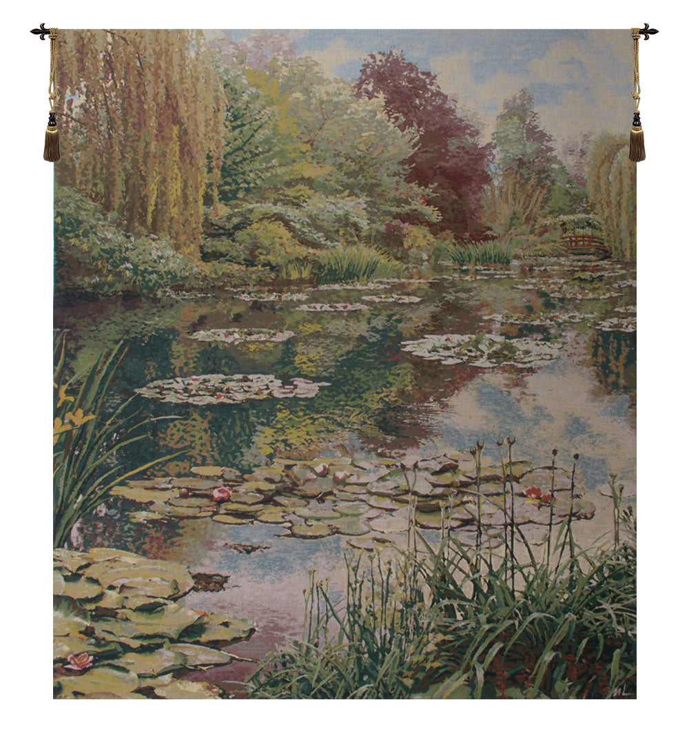 Monet's Garden without Border Belgian Tapestry Wall Art