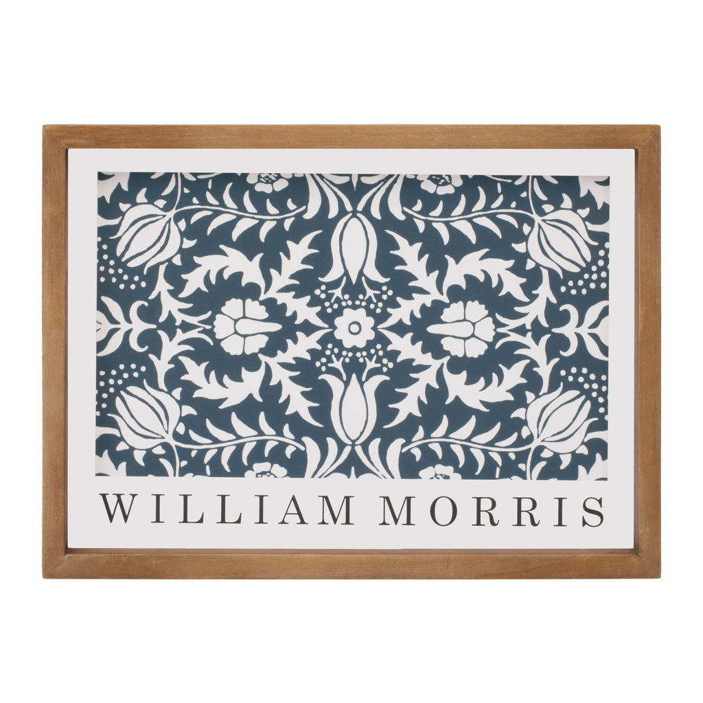 William Morris Floral Pattern Framed Wall Print 13.75"L