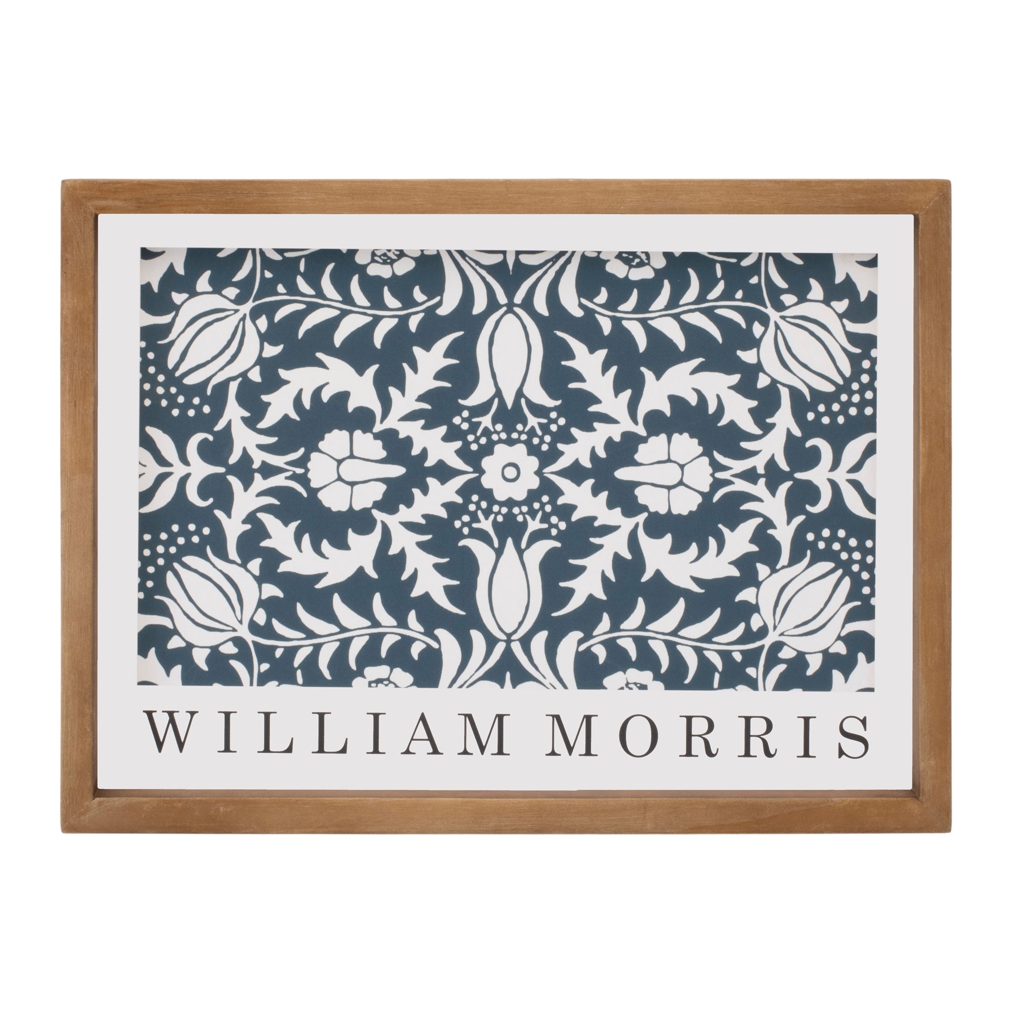 William Morris Floral Pattern Framed Wall Print 13.75"L