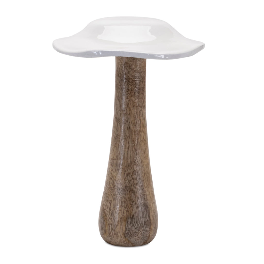 Wood Mushroom Decor (Set of 4)