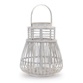 Woven Rattan Lantern 14.5"H