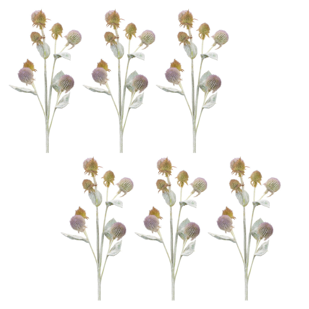 Thistle Foliage Spray (Set of 6)