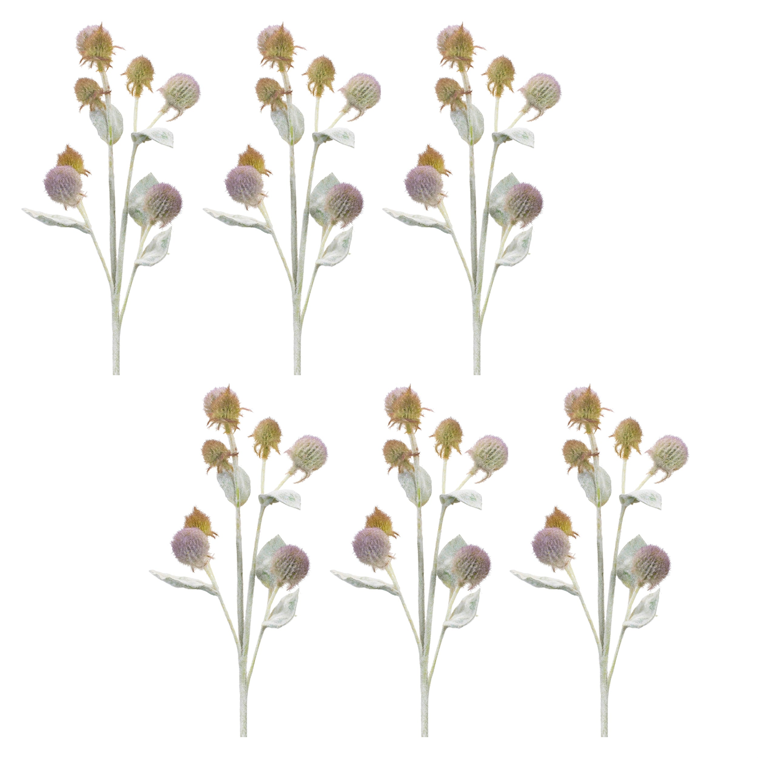Thistle Foliage Spray (Set of 6)