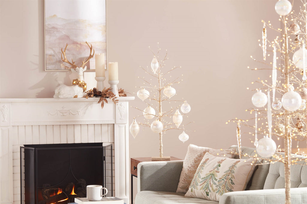 Gold LED Twig Tree 36"H