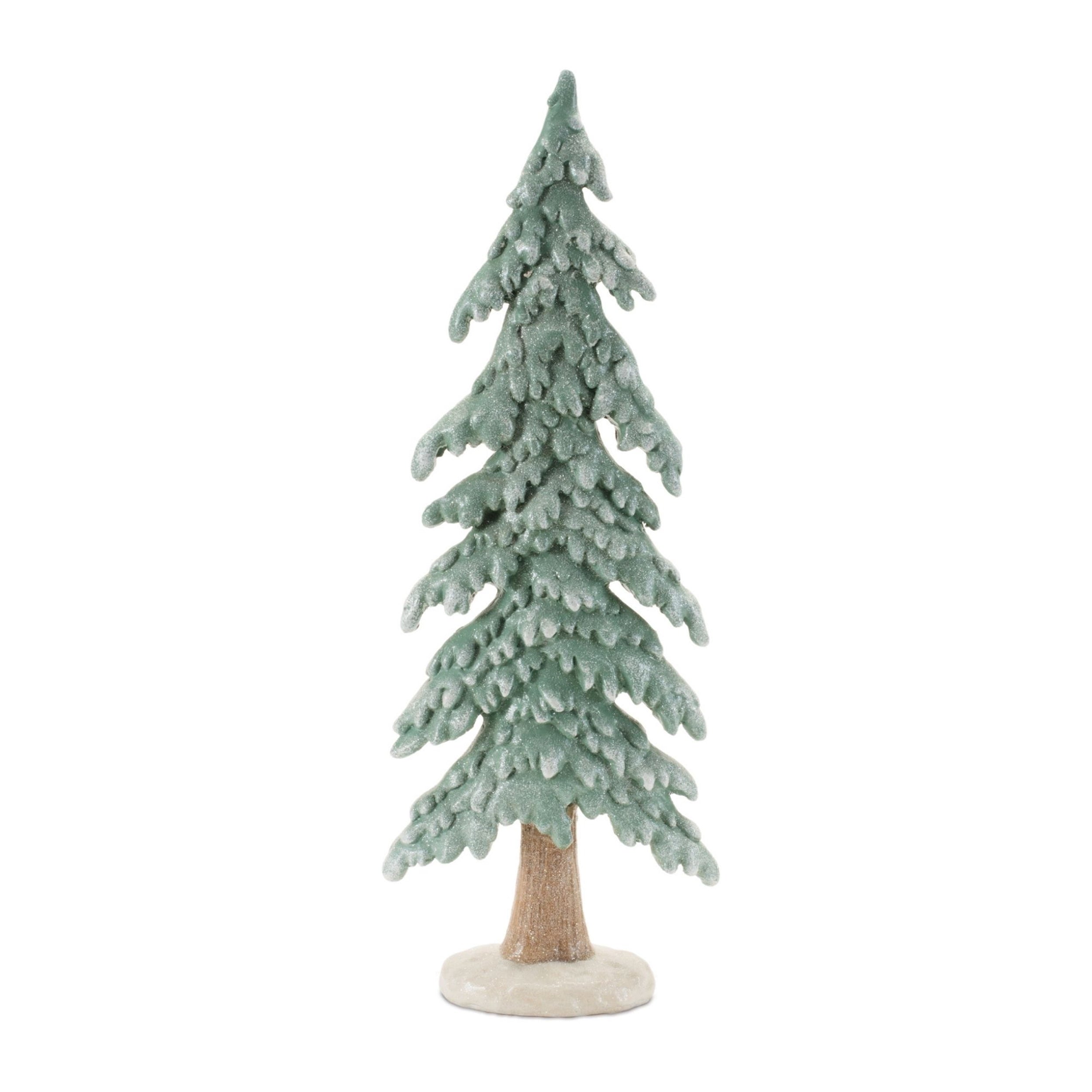 Glittered Winter Pine Tree (Set of 2)