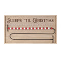 Wood Beaded Christmas Countdown 20"L