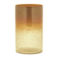 Gold Ombre Crackle Glass Vase (Set of 2)